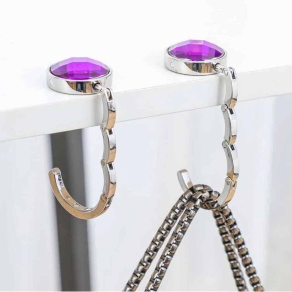 RHINESTONE BAG HOLDER💜